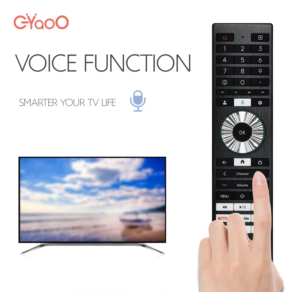 New ERF3D98T Voice Replacement Remote Control Compatible with Toshiba Smart TV Netflix Prime Video Shortcut Remote