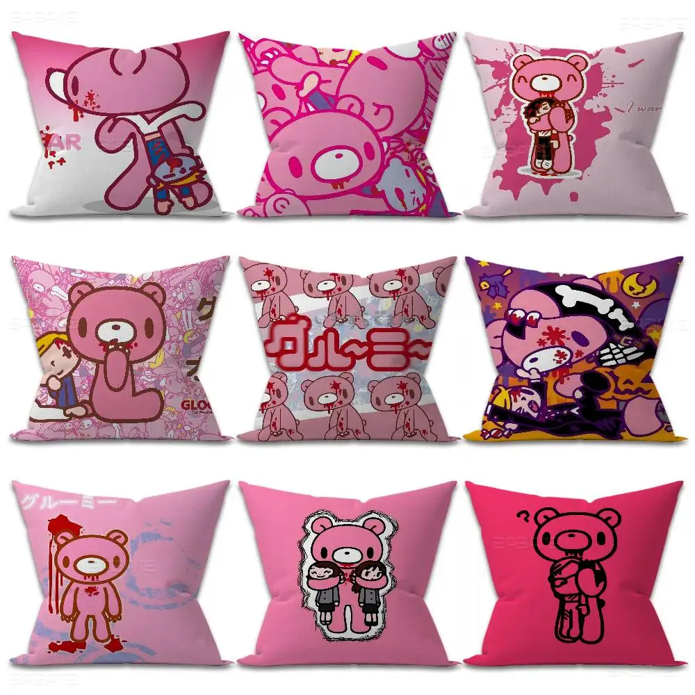 Cartoon G-gloomy Bear Pillow Anime Pillow Sofa Bed Head Pillow Cover Cushion Cover 45x45 cm Fashion