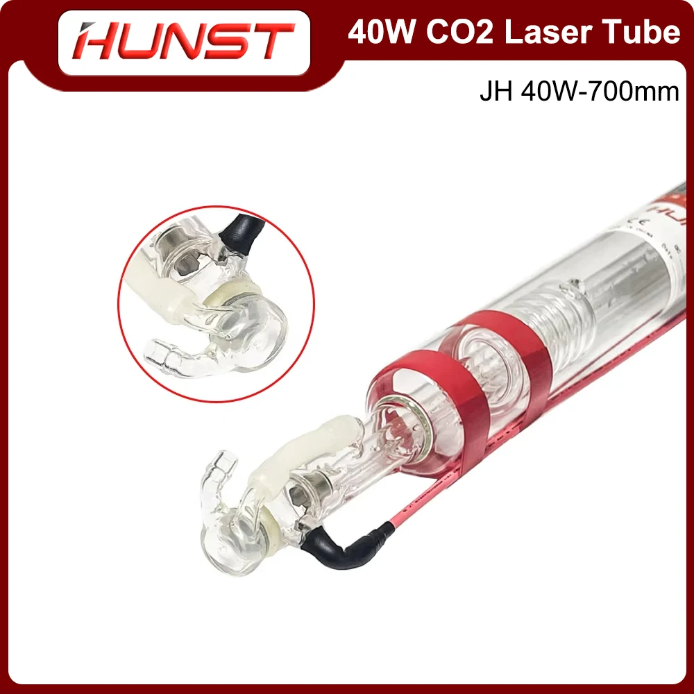 Hunst 40W Co2 Laserbuis Diameter 50mm Lengte 700mm Geschikt voor graveer- en snijmachine