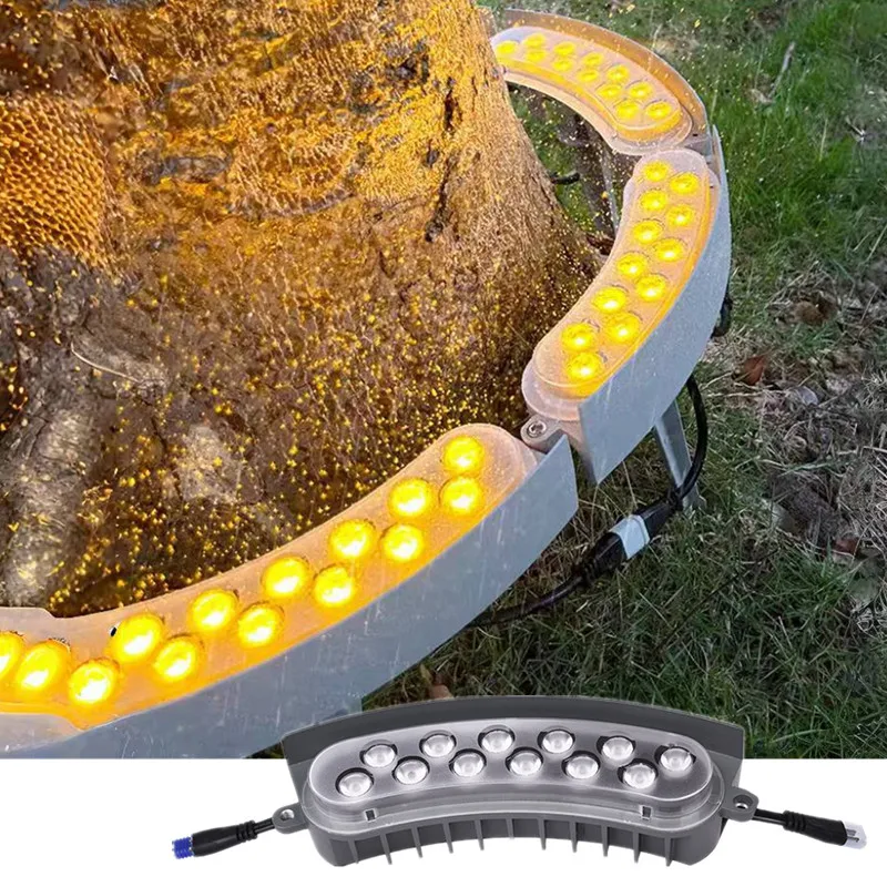 LED Backyard Large Tree Lights Christmas Decorations Tree Garden Light 12w 24v 220v RGB Landscape Lighting Tree Night Spotlights