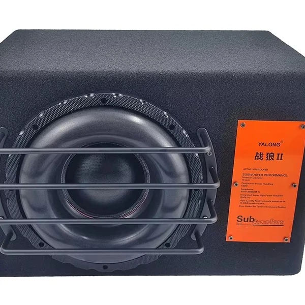 10 Inch DVC  Subwoofer Speaker RMS 300W Class D Car Active Sound Car Speakers Box Car Ported Enclosure Active Subwoofers