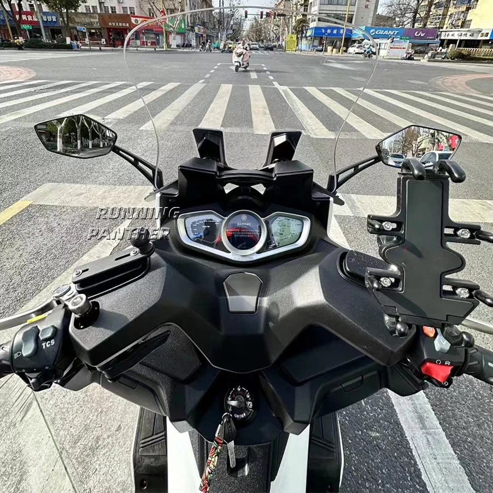 Motorcycle Rearview Rear View Side Mirror Windshield Bracket Front Stand Support Holder For KYMCO XCITING S400 2018-2022 2021