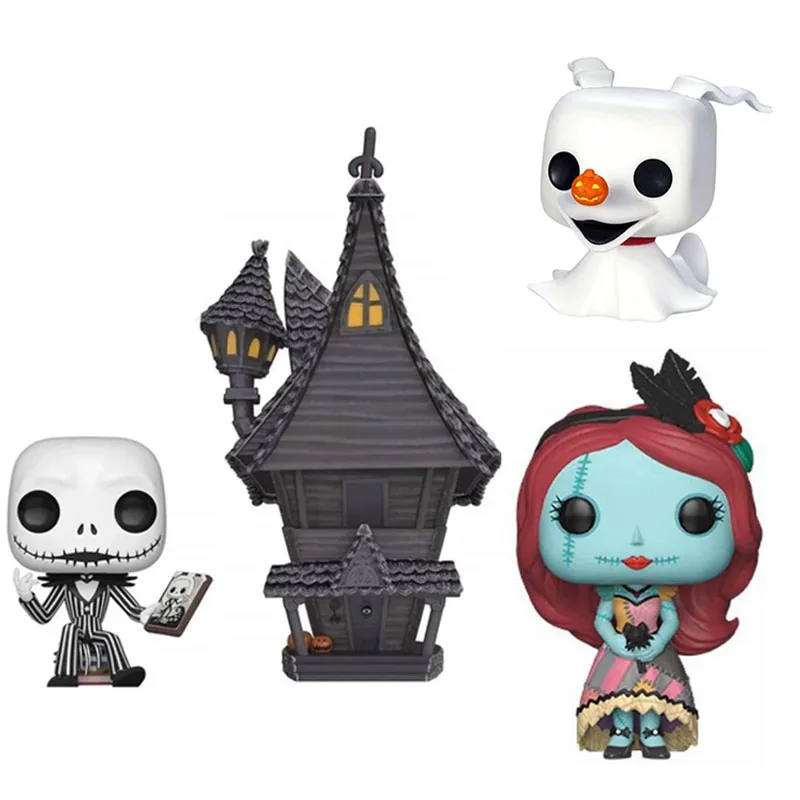 Funko Nightmare Before Christmas Jack Skellington Zero #71 Dapper Sally #313 funko Pop Action Figure Dolls Toys Halloween Gifts