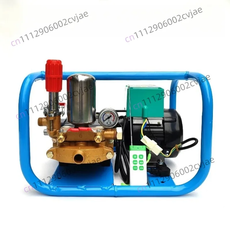 High Pressure Electric Sprayer Agricultural Three-Cylinder Plunger Pump 48V 60V72V 220V Remote Control Spray Pump