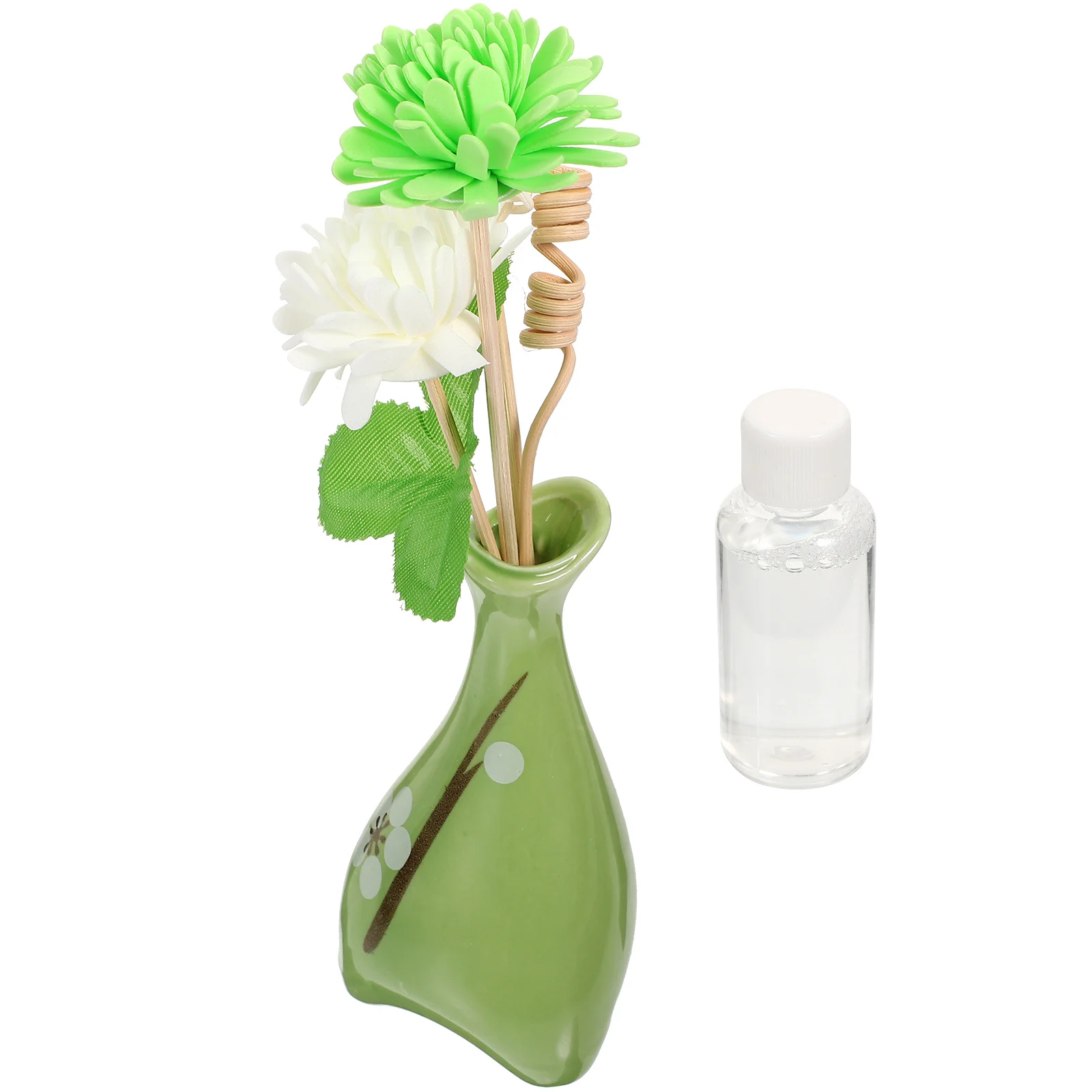 

1Set Ceramic Aromatherapy Diffuser Set Polished Bottle Stable for Bedroom Living Room Office Decorative Essential Oil Diffuser