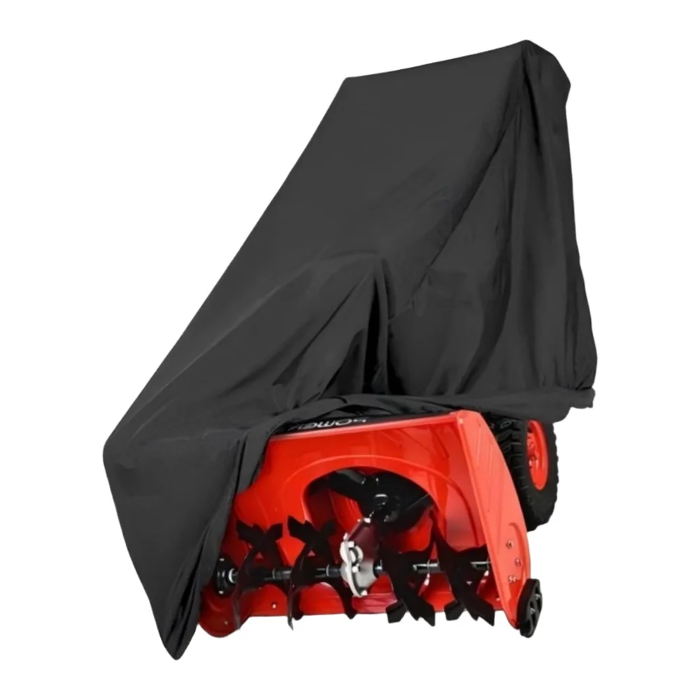 Snow Blower Cover 60x33x45 Inches 600D Oxford PU Coated for Outdoor Storage For All for Weather Rain Snow Dust Defense