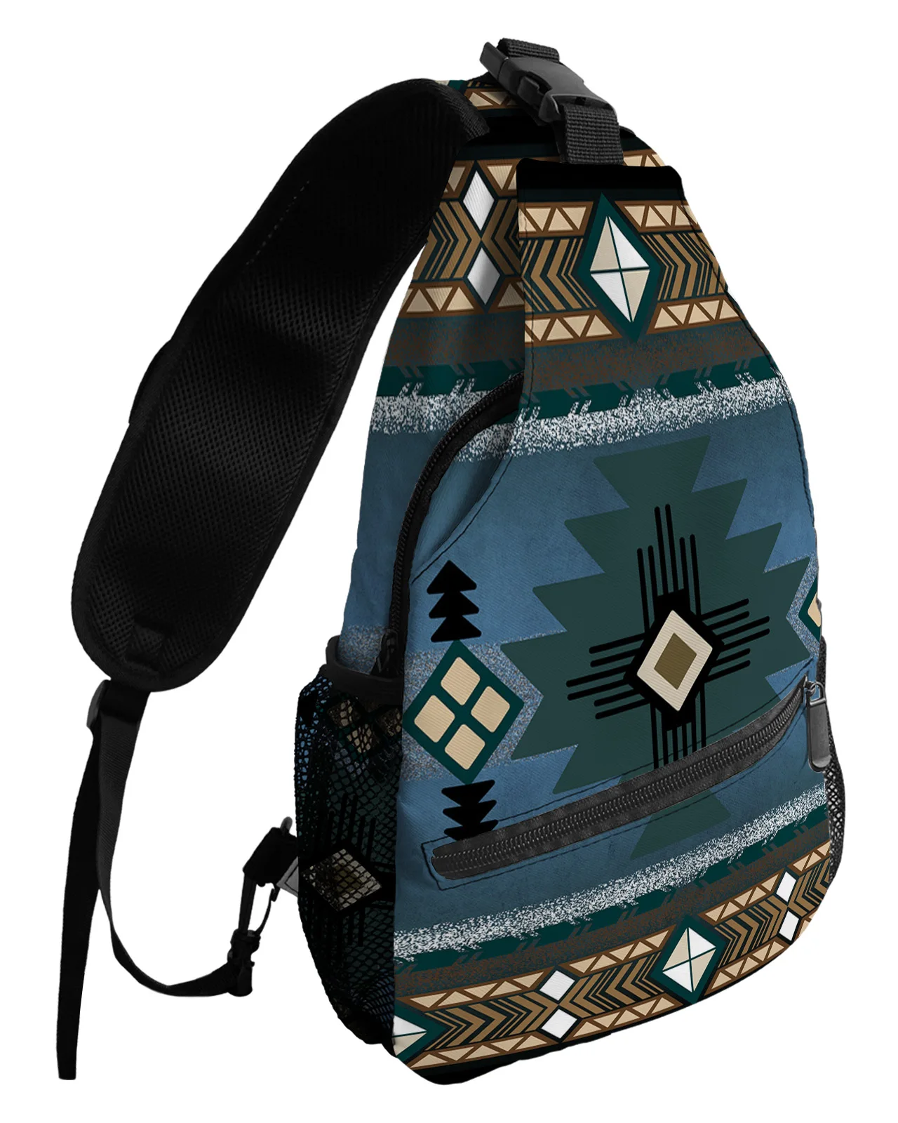 

Southwest Indigenous People Chest Bags For Women Men Waterproof Messenger Bags Female Travel Sport One Shoulder Crossbody Bag