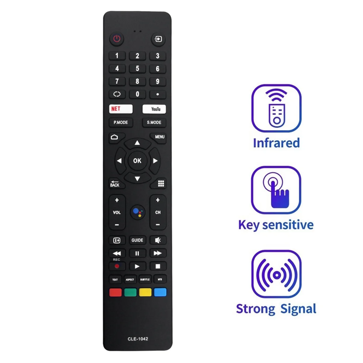 A57G-Replace CLE-1042 TV Remote Control for Hitachi 50QLEDSM20 55QLEDSM20 58QLEDSM20 65QLEDSM20 75QLEDSM20