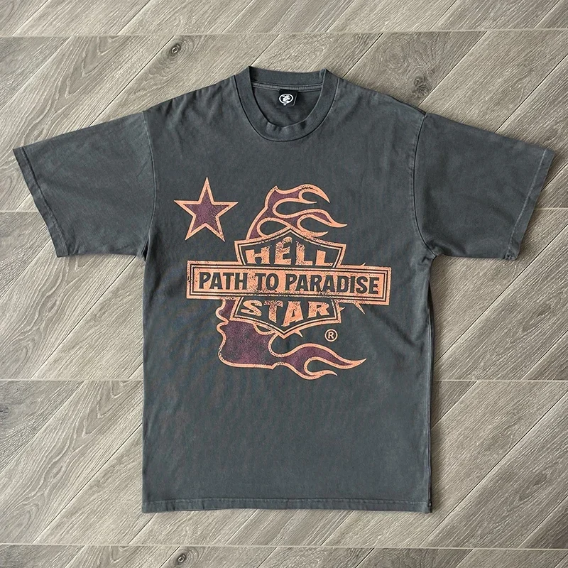 Hellstar Path to paradise washed T-shir