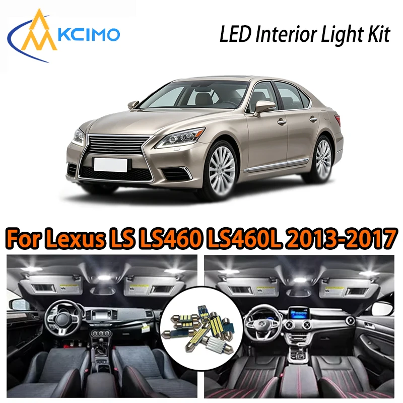 Premium LED Interior Lights For Lexus LS LS460 LS460L LS600h LS600hL 2013-2017, Easy Install Atmosphere Super Bright