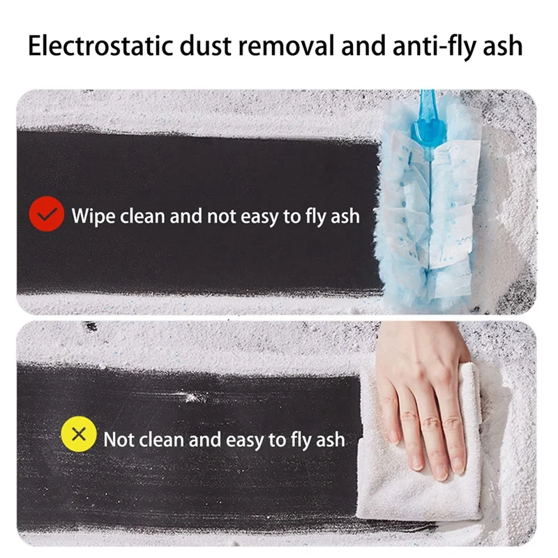 Ricariche per spolverino da 30 pezzi, ricariche per spolverino usa e getta compatibili per spolverino Swiffer facile da usare blu