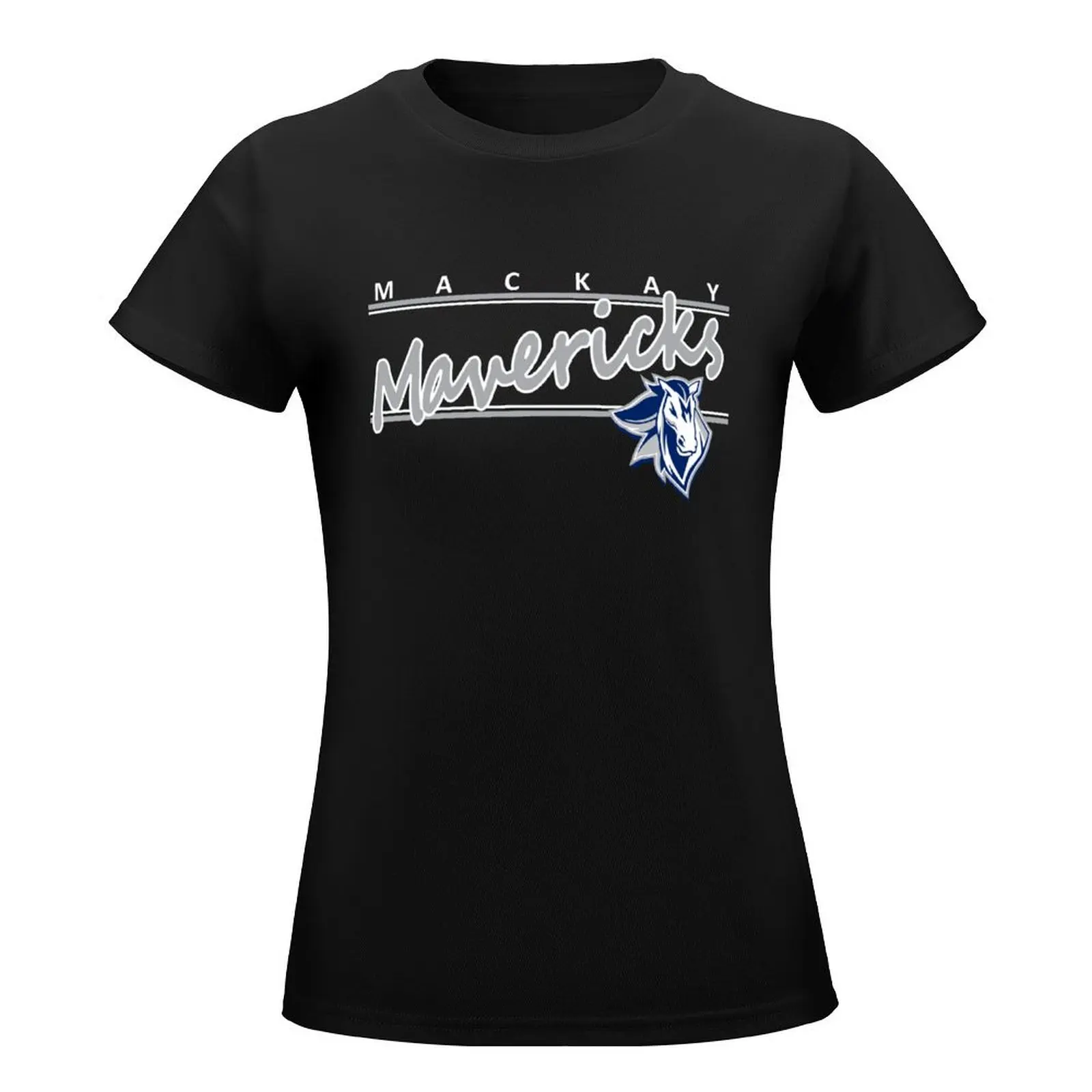 Mackay Mavericks supporter logo T-Shirt funny graphics korean fashion Woman T-shirts