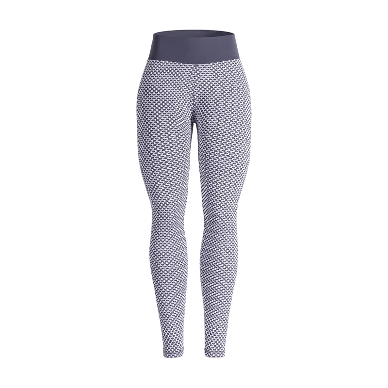 Women\'s High Waist Leggings Hip Lifting Honeycomb Yoga Pants