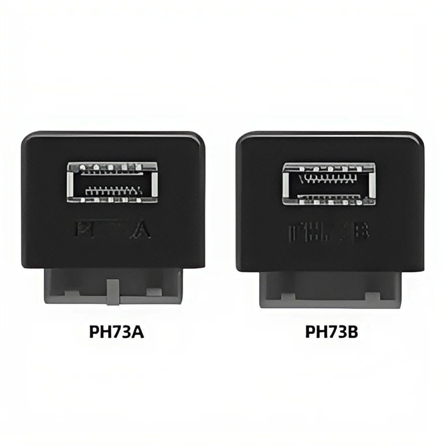 USB 3.0 to Type C Front Panel Adapter - 20/19-Pin Motherboard Header to USB-C Type E Converter for Desktop PC