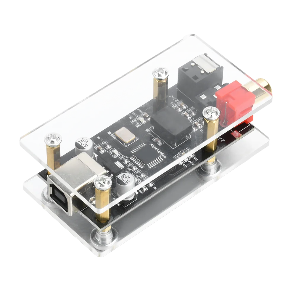 Digitale geluidskaart SPDIF naar optisch coaxiaal Originele code Conversie-uitgang Audiodecoder USB DC 5V Drie modi