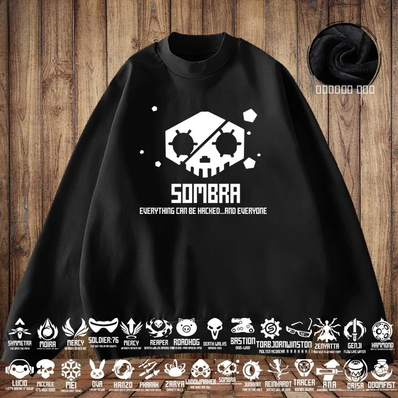 

W � Толстовка с капюшоном St 76 Soldiers Lucio Game Accories, круглый вырез, длинный рукав, из хлопка, с геометрическим принтом, повседневная