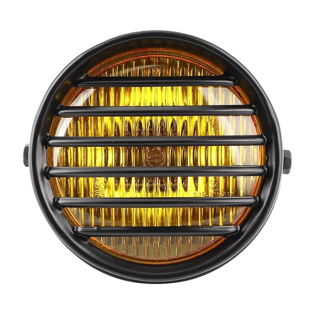 

Ailexpress Recommendation - 6\ Round LED Motorcycle Headlight Grill Head Lamp Lens Cover 35W Halogen Bulb Universal Motorbike He