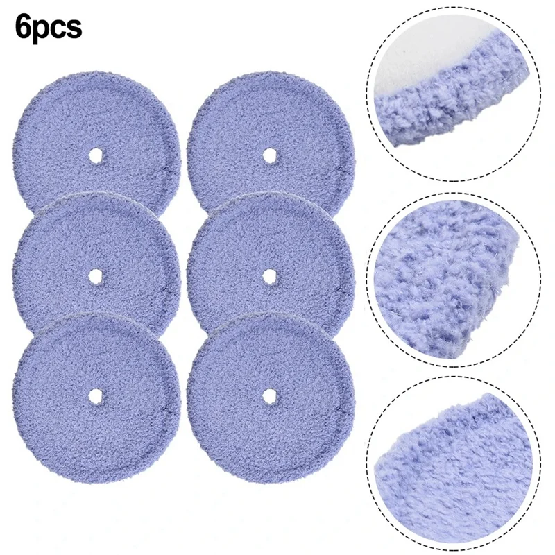 Washable Microfiber Mop Pads For EVERYBOT Edge RS700 RS500 Robot Replacement Accessories