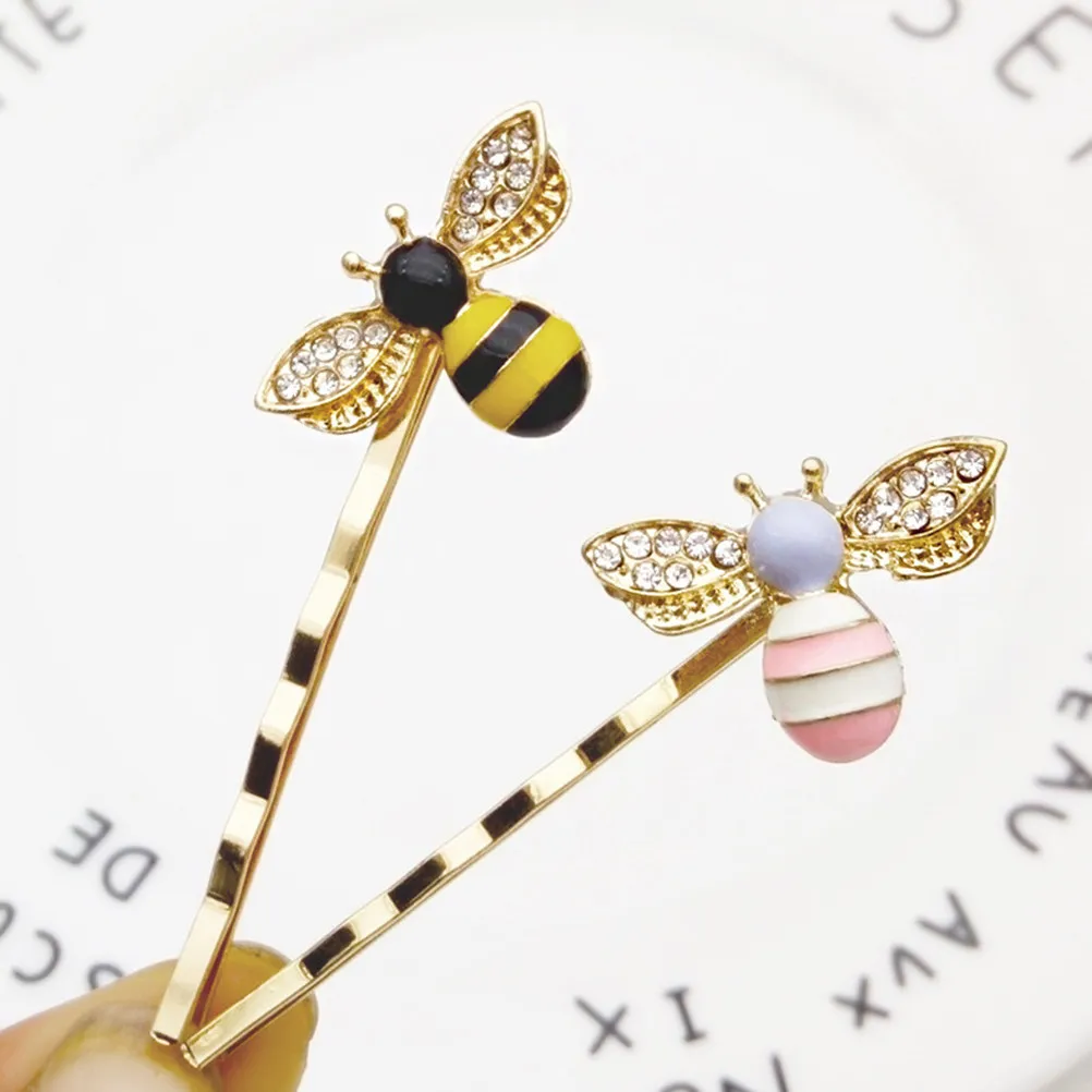 

10Pcs Bee Bobby Pins Metal Hair Barrettes for Women Durable Hairpins Ideal Hair Accessories Bobby Pins Decorative