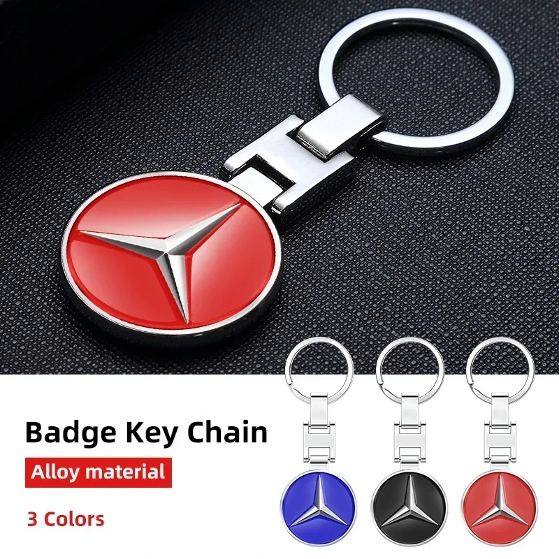 Classic Metal Car Keychain Key Chain Ring For Mercedes Benz AMG A B C E G M S GL SL GLC CLE GLC GLA GLK W204 W205 W211 W212 W213