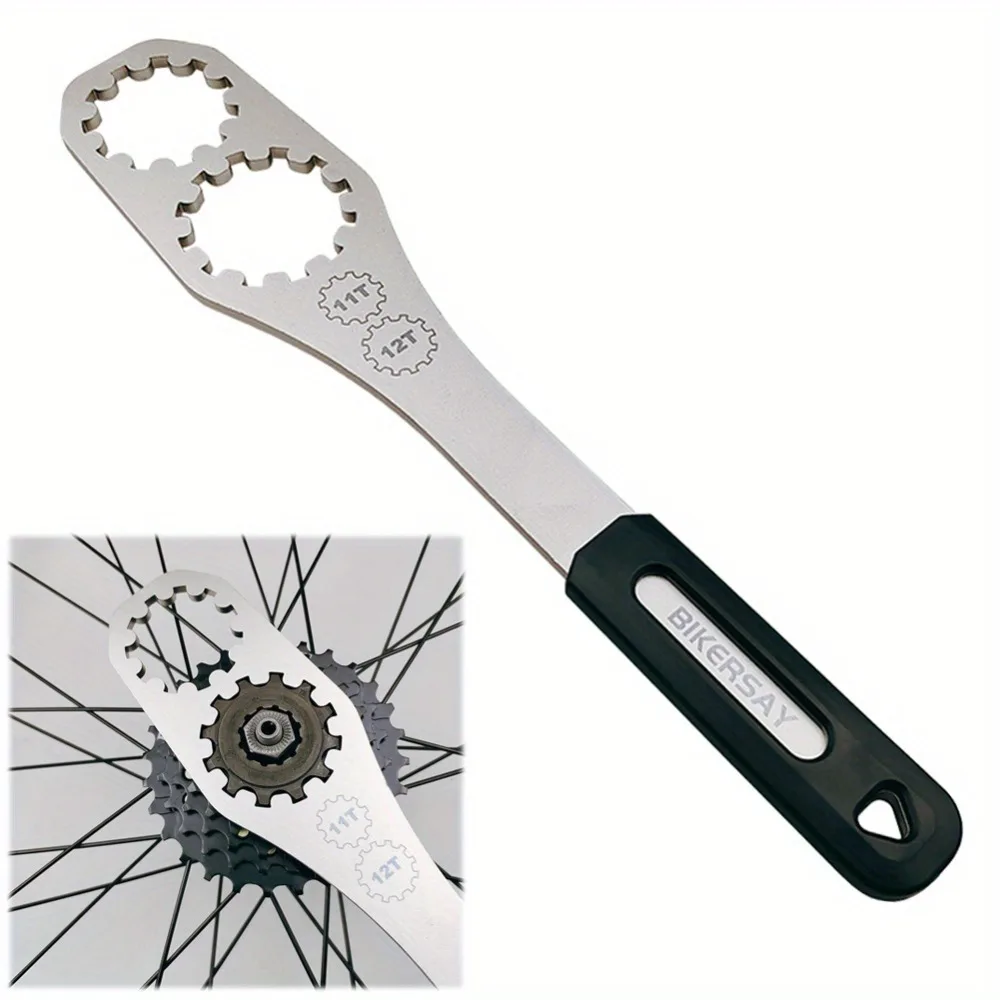 

Bicycle Cassette Flywheel Removal Tool Stainless Steel Cassette Removal Wrench Cycling Bicycle Repair Tools Bike Accessories