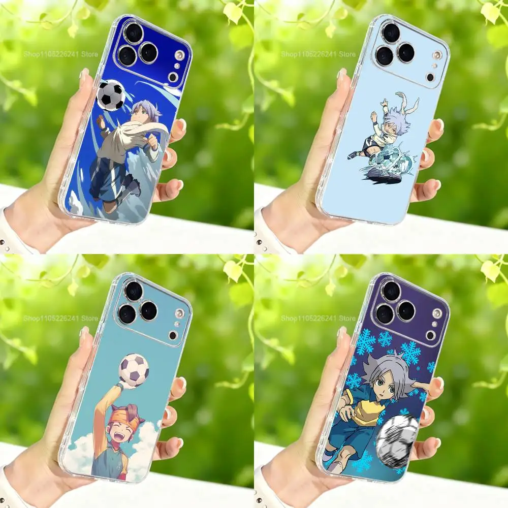 

Animation I-Inazuma E-Eleven For iPhone 16,13,12,11,17,14,15,Pro,Max,Plus,X,XS,XR,SE,Mini Transparent Soft silicone Case