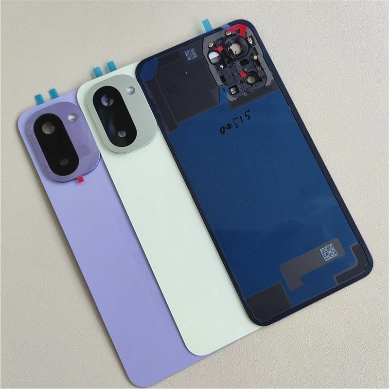 Back Glass Battery Cover For Oneplus 15R / Ace 6T CPH2769 CPH2767 Rear Door Housing Case With Camera Lens