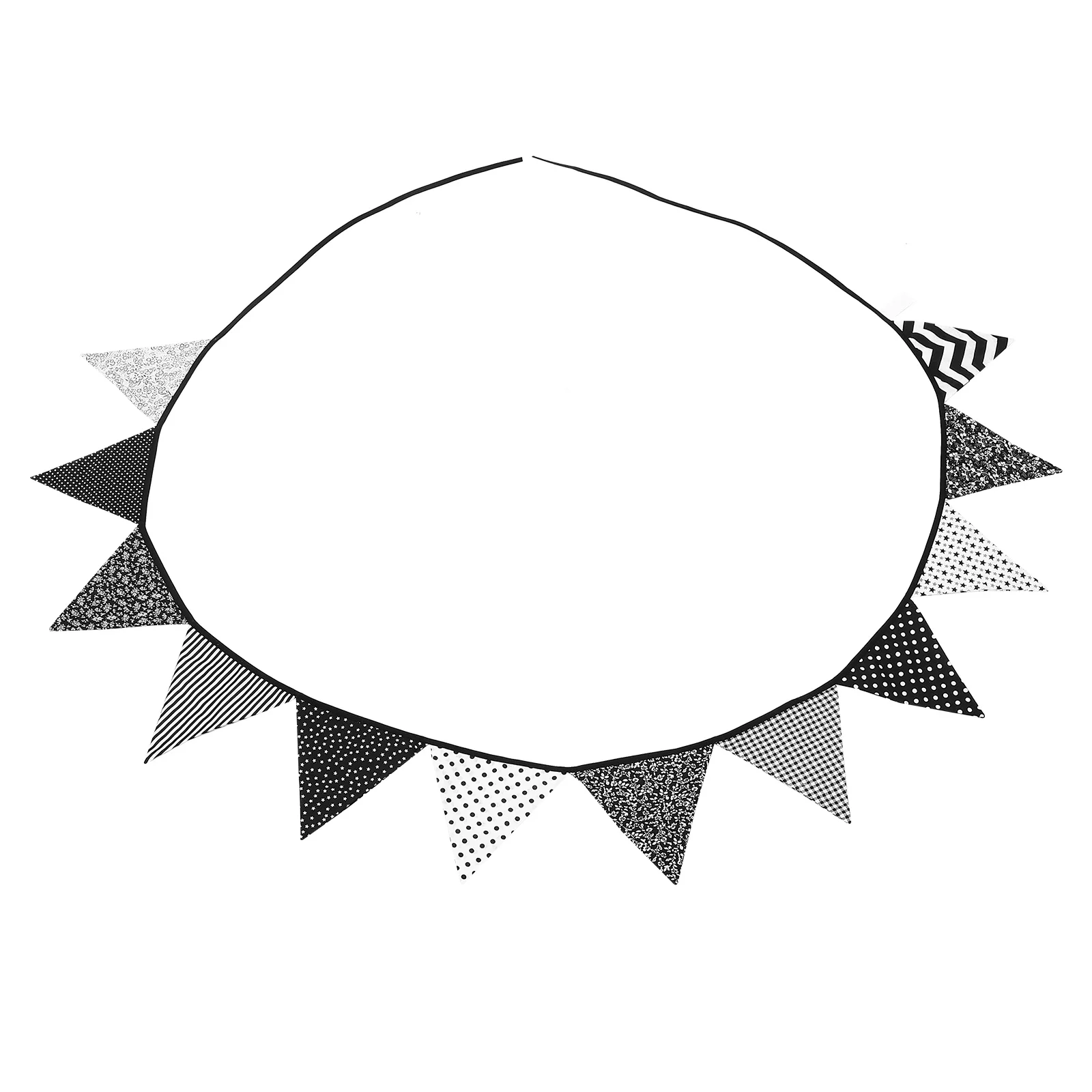 

Soft Cotton Triangle Flags Garland Party Backdrop Decoration for Bridal Showers Weddings 1Set Baby Shower Bunting