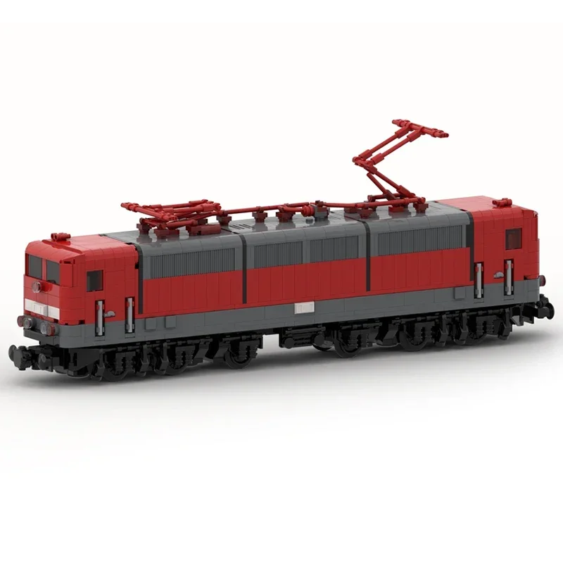 Stadt High-Speed Zug Modell Moc Gebäude Ziegel DB-Baureihe Zug Technologie Modulare Blöcke Geschenk Weihnachten Spielzeug DIY Sets montage