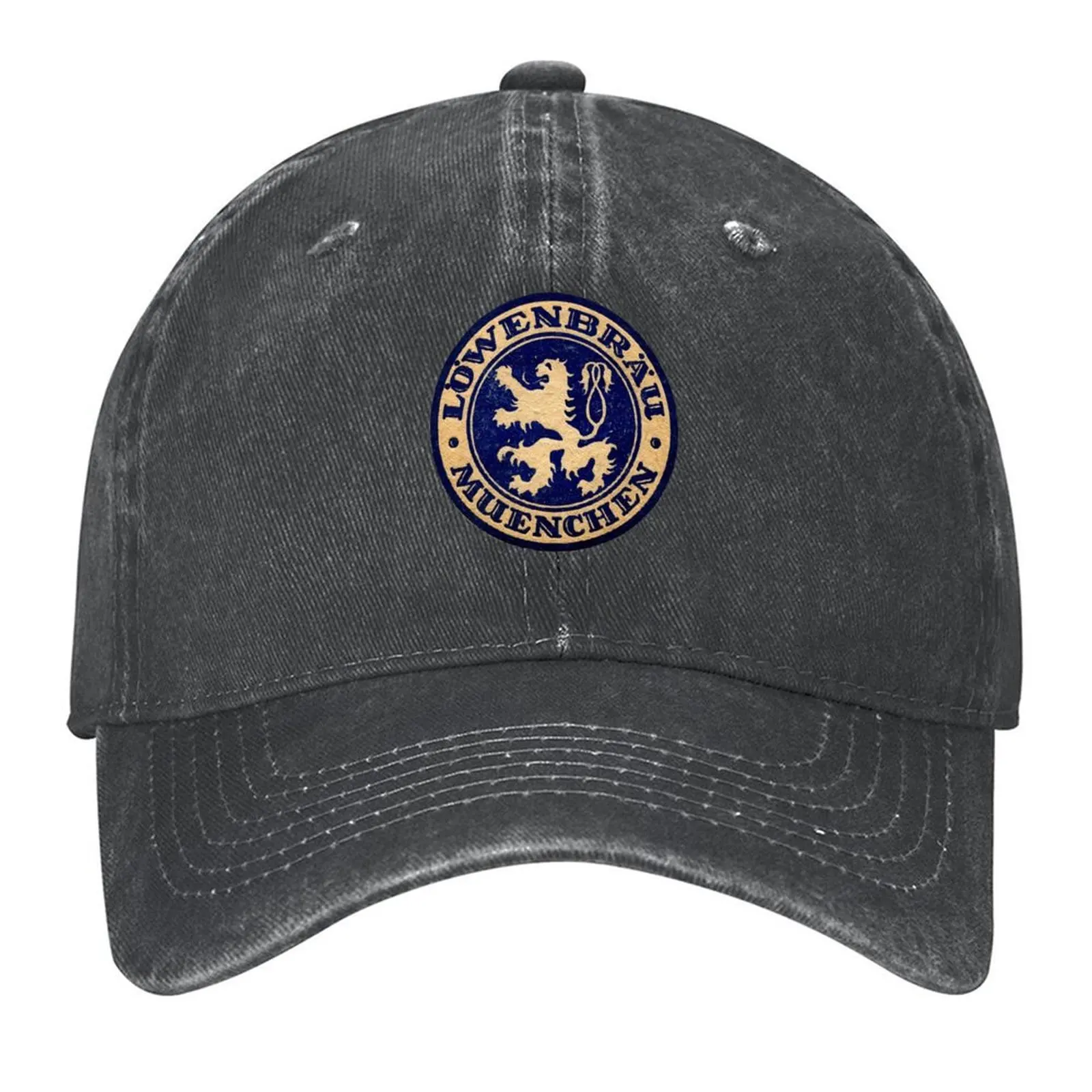 

Lowenbrau Muenchen Baseball Cap Golf Hat Beach Outing Fashion Beach derby hat Baseball Men Women's