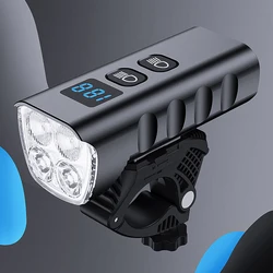 OFFBONDAGE Bicycle Light Rainproof Bike Flashlight USB Rechargeable LED 1600 Lumens MTB Road Bike Front Lamp Bike Accessories