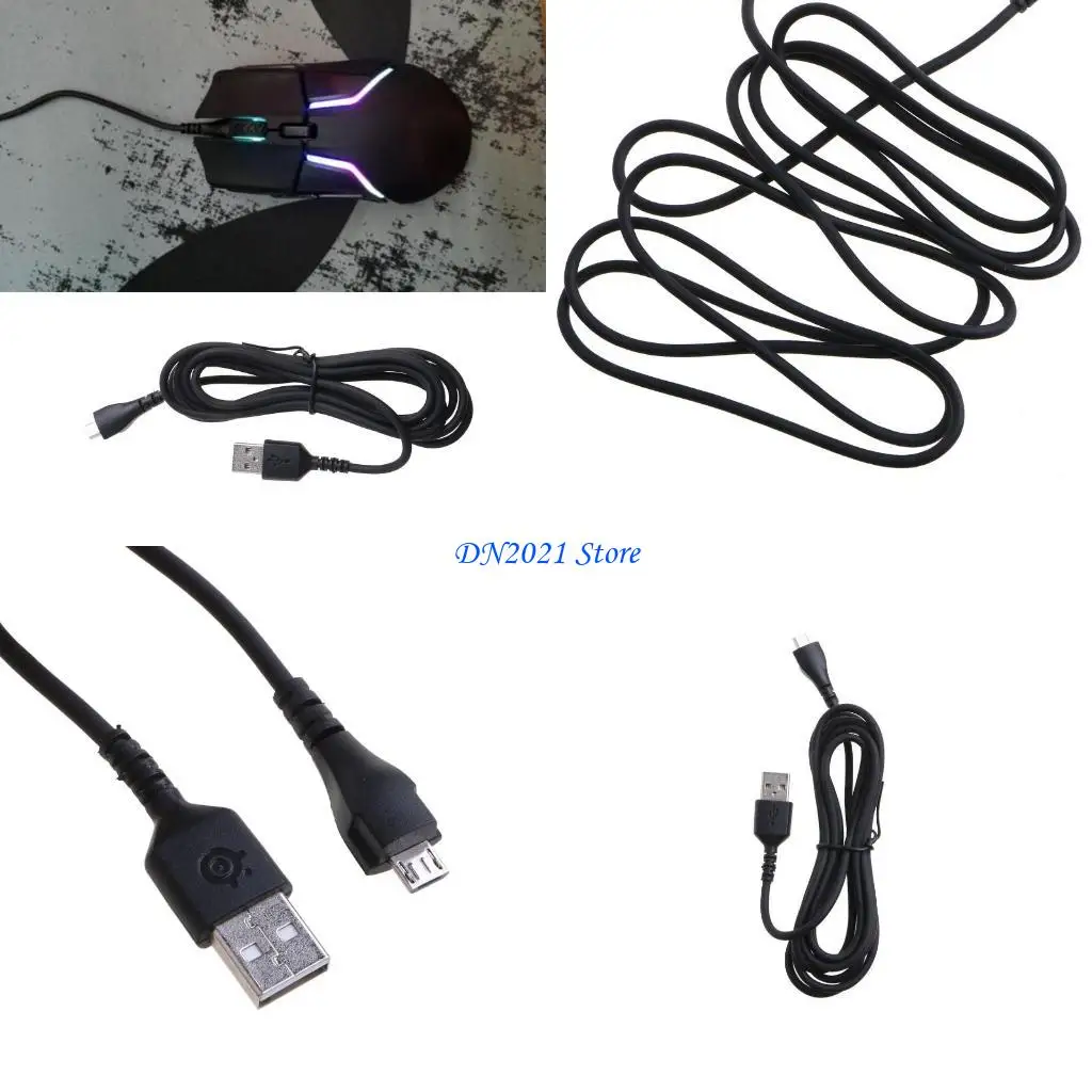 

F3KE USB Mouse Cable Mice Line Replacement Wire for 600 650