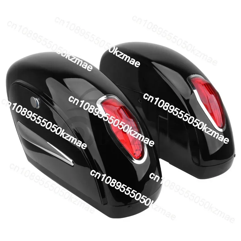 2025 IN STOCK Hot-Sell Harley Cruise Prince Motorcycle Side Box | With Lighting, Black Small Accessories
