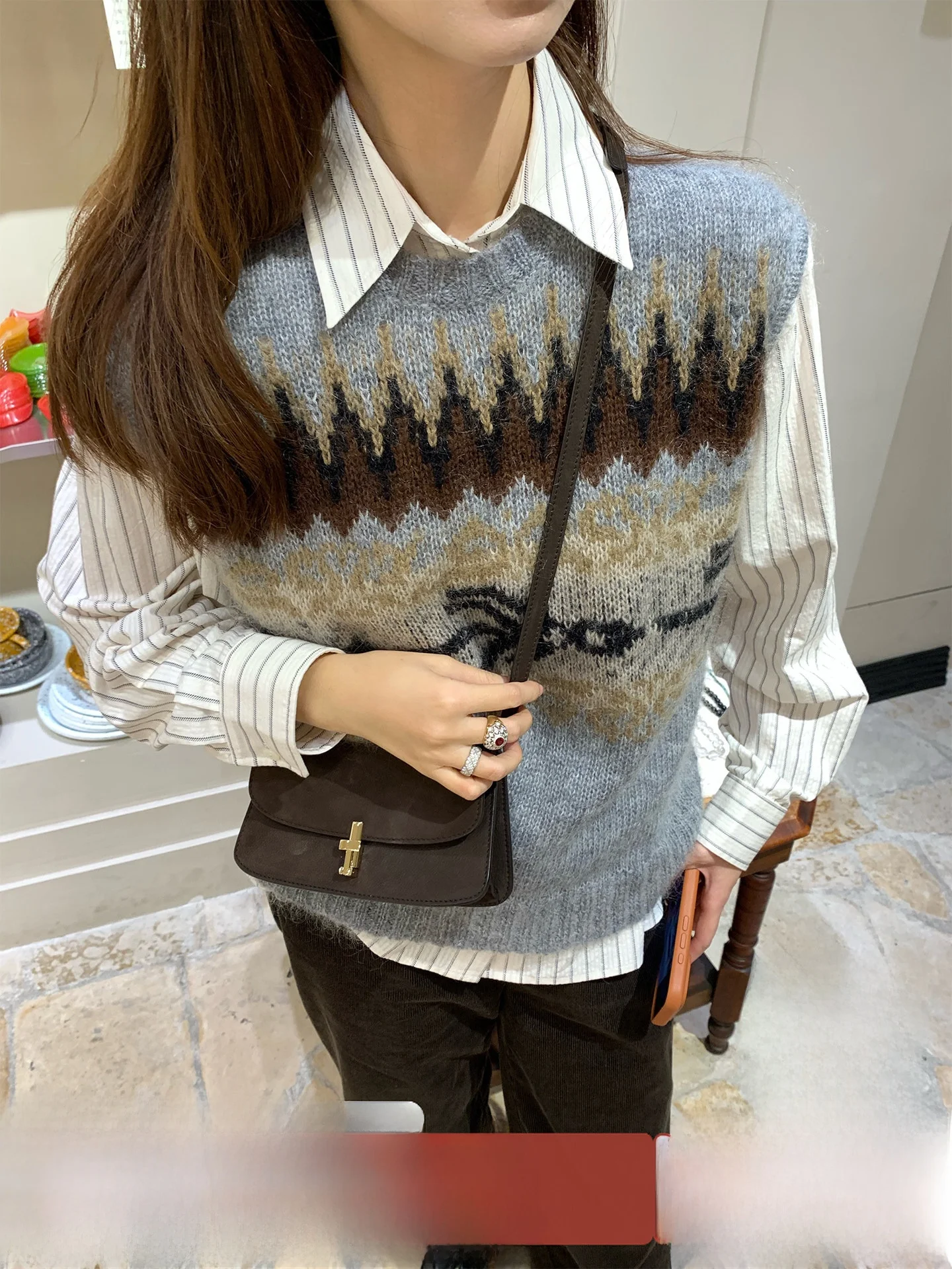 

the Vever Zhang Da Classic Striped irt Salt Sinkage Proc 40 Tead Count mat Loose Fit Pure Cotton Long Sve