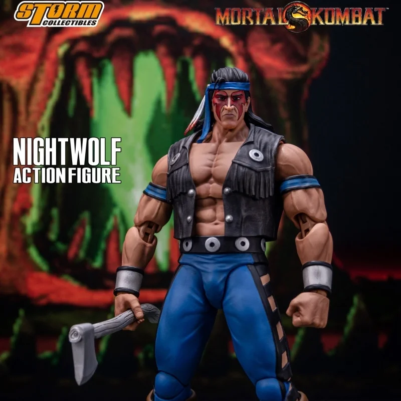 

In Stock 100% Original Storm Toys Dcmk16 Nightwolf Actionfigure 1/12 Game Character Model Movable Doll Art Collection