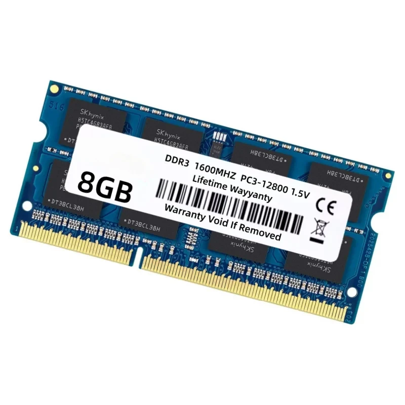 Laptop DDR3 Memory Ram 4GB 8GB SODIMM 1333Mhz 1600Mhz PC3-10600S PC3-12800S 204Pin 1.5V Non ECC Notebook RAM