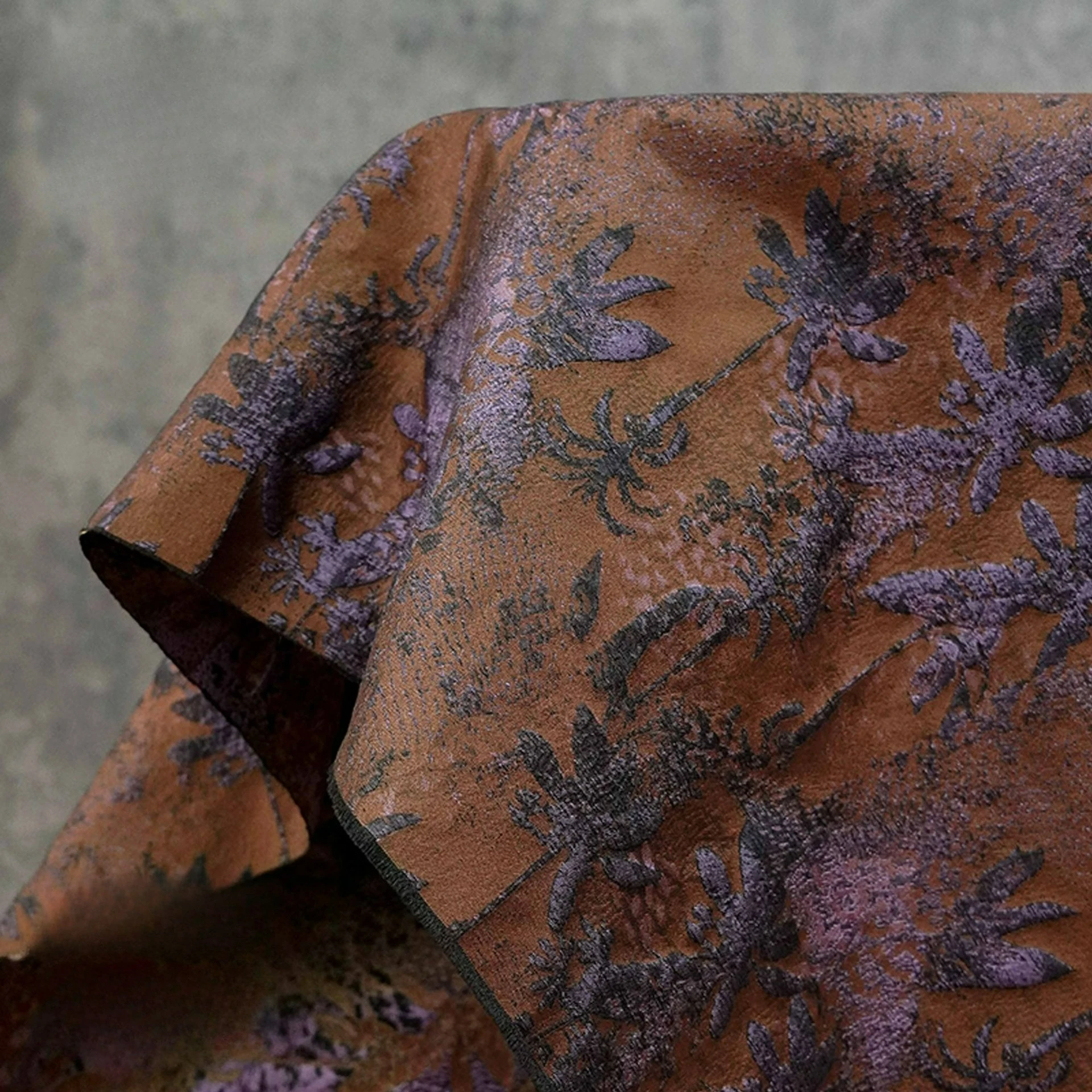 

Retro Embossed Yarn Dyed Jacquard Fabric for Evening Gown Dress Vest Bags Decorative Handmade Sewing Fabric