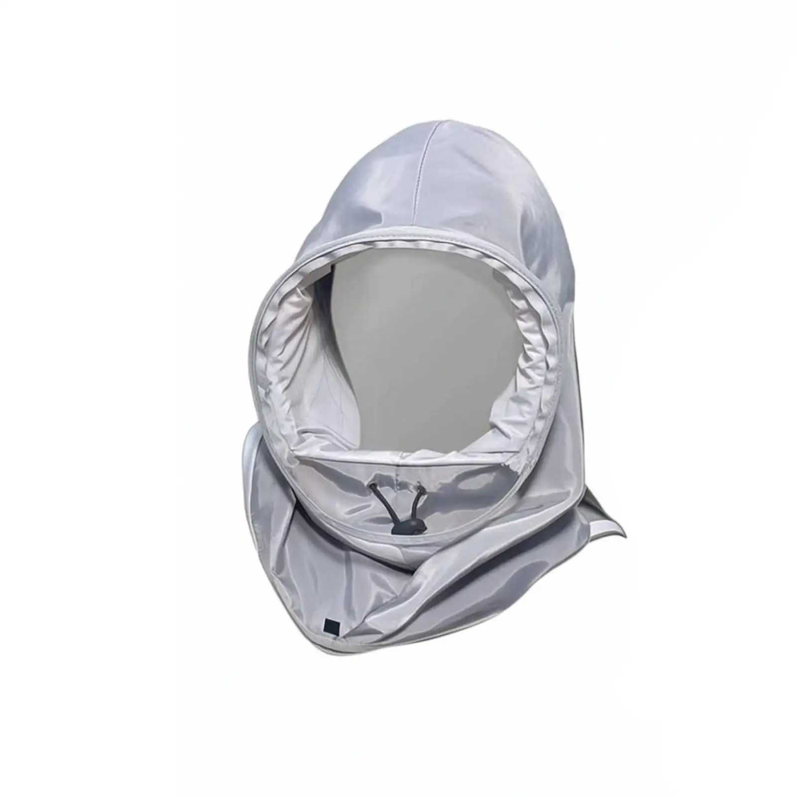 Safeguarding Cooking Hood with Transparent Face Protect Adjustable Full-Coverage Cooking Hood with Drawstring Toggle Dust
