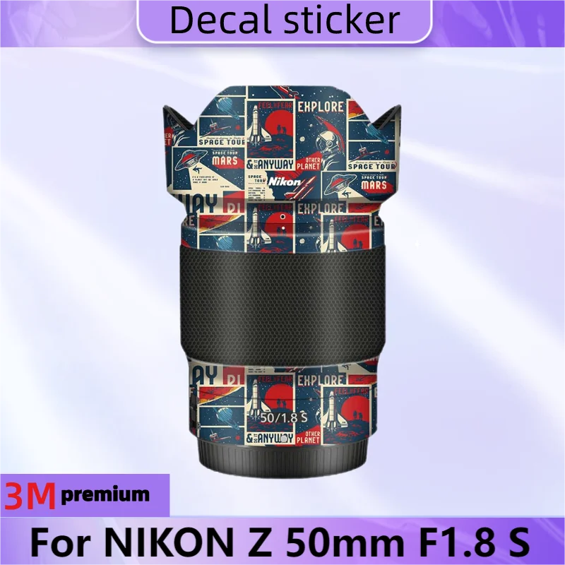 

For NIKON Z 50mm F1.8 S Lens Sticker Protective Skin Decal Vinyl Wrap Film Anti-Scratch Protector Coat Z50 50 1.8 F/1.8 F1.8S