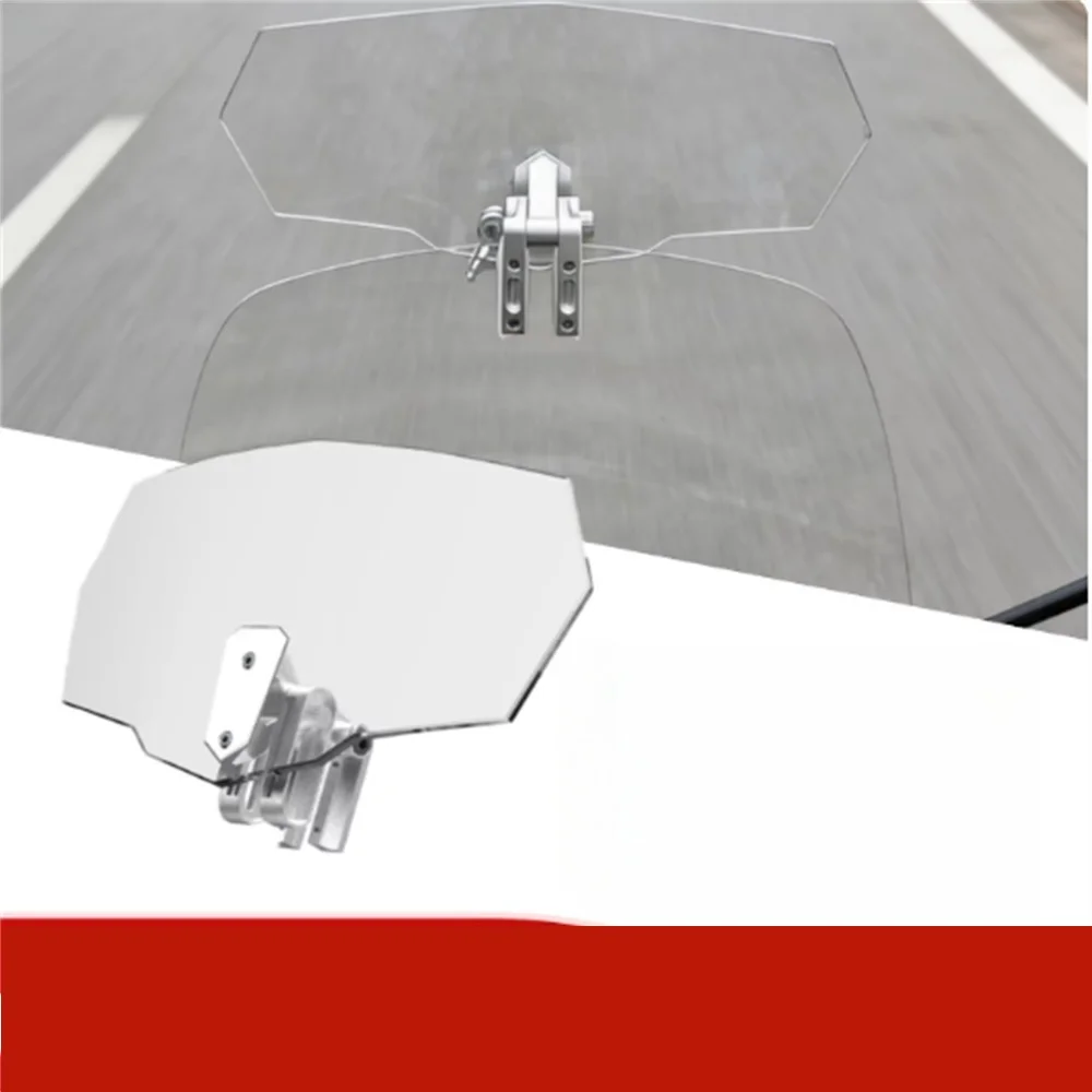 

For motorcycle universal modification high-quality front small windshield with added high-definition transparent windshield
