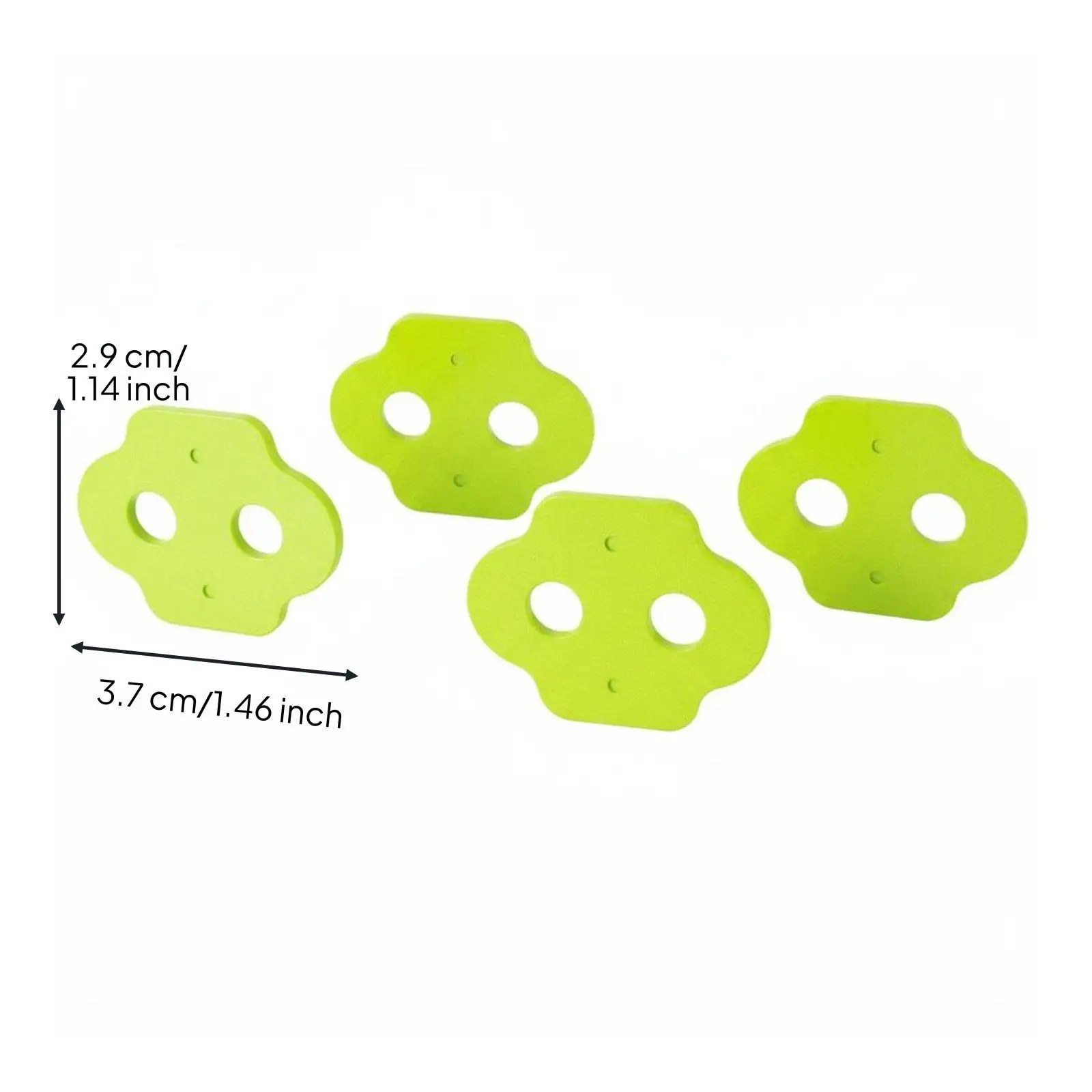 Cycling Shoe Shim Cleat Alignment Spacer PETG Durable Wedge for Mountain Bike Pedal Setup