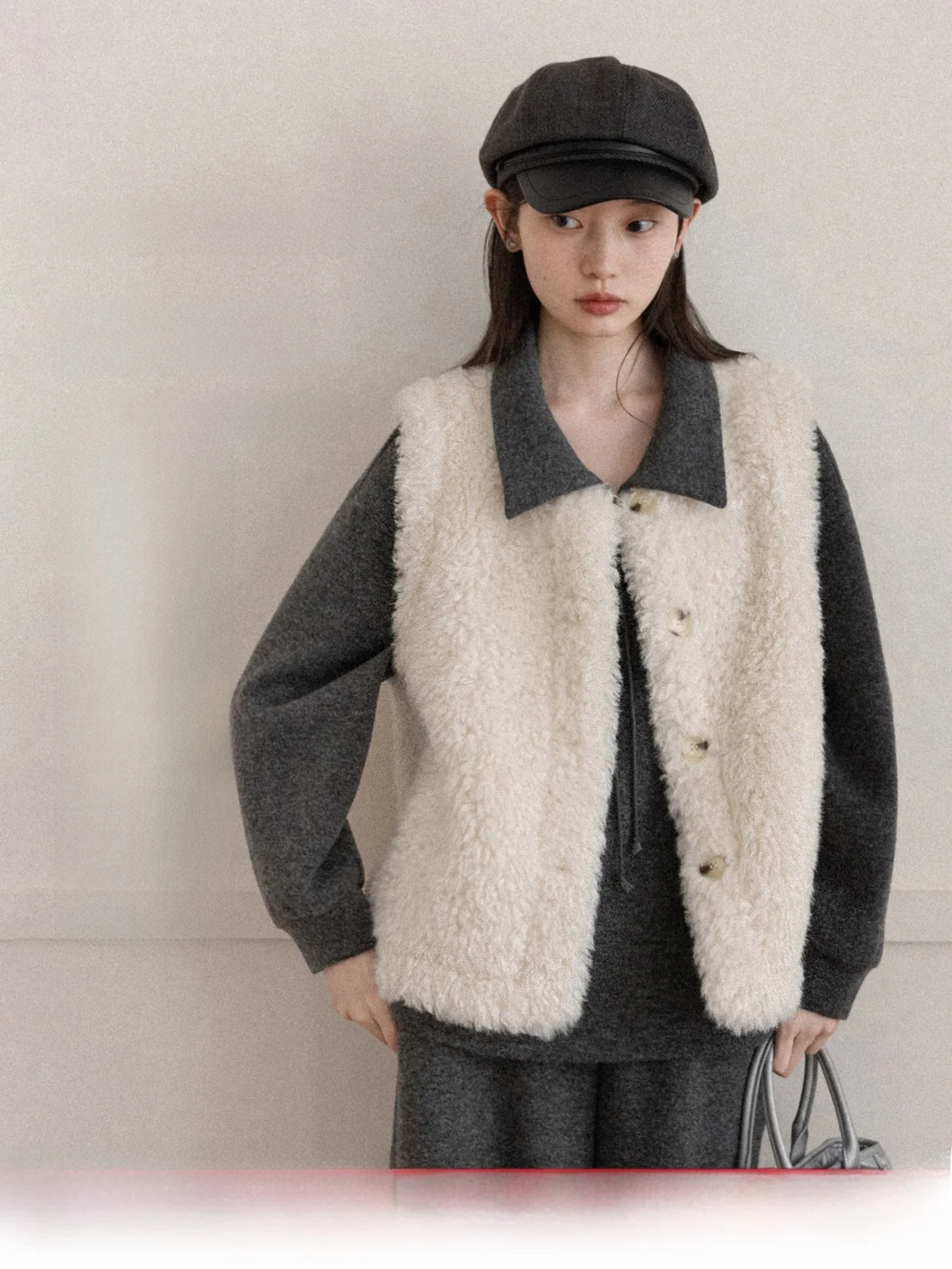 

Женский теплый пушистый жилет-майка с круглым вырезом, универсальный, для повседневной носки, зимний, из полиэстера, для комфорта и тепла