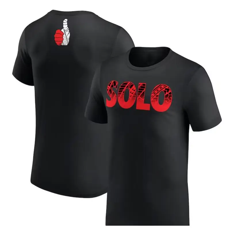 Black Solo Sikoa Superstar T-Shirt