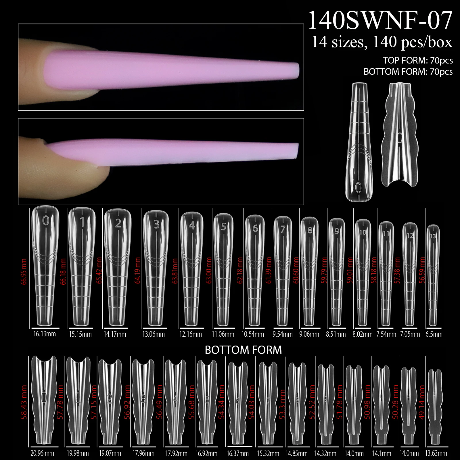 Dual forms voor kunstnagels nagelverlenging mal voor gel_voghion.com