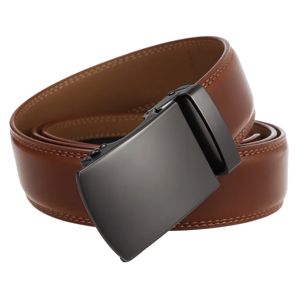Männer Gürtel Echtes Leder Strap Männlich Bund Automatische Schnalle Business Gürtel für Männer Hohe Qualität Gürtel Gürtel Für Jeans – Detail 33