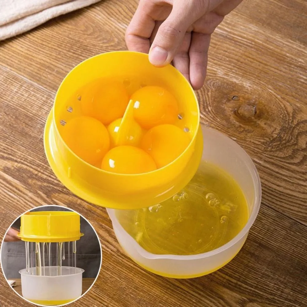 Egg Yolk Separator And Clear Kitchen Gadgets Egg Separator Baking Tools Large Capacity Kitchen Accessories