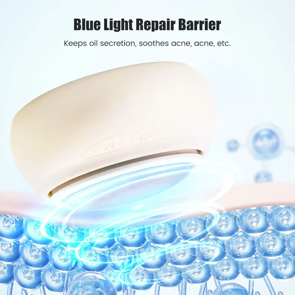 Photon Beauty Instrument Beauty Apparatus Red Blue Yellow Light Vibration Massage Device Essence Import Hydrating and Skin Rejuv