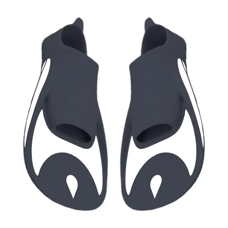 

Swim Training Fins Swimming Flipper Floating Fins Freediving Equipment Snorkeling covered Short fins for Swimming Training Fins