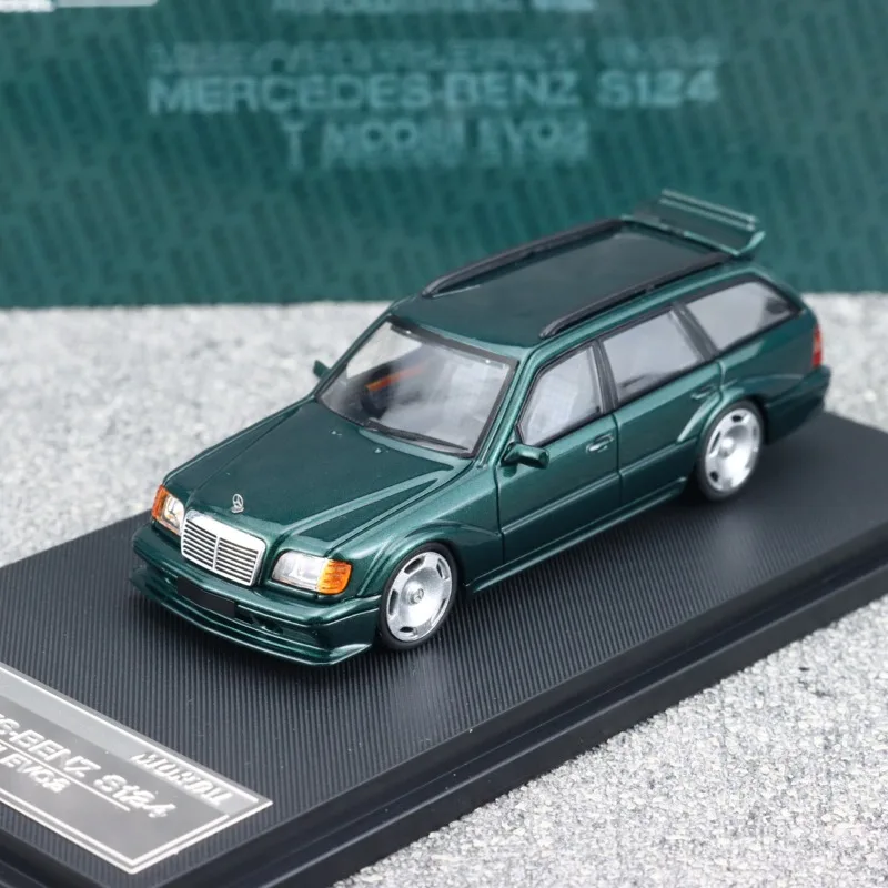 Mortal Diecast schaal 1/64 ‌ Mercedes-Benz 300 TE 6.0 AMG "Hammer Wagon" 1990 S124 Evo II Legering Model Auto Speelgoed voor Jongens gift