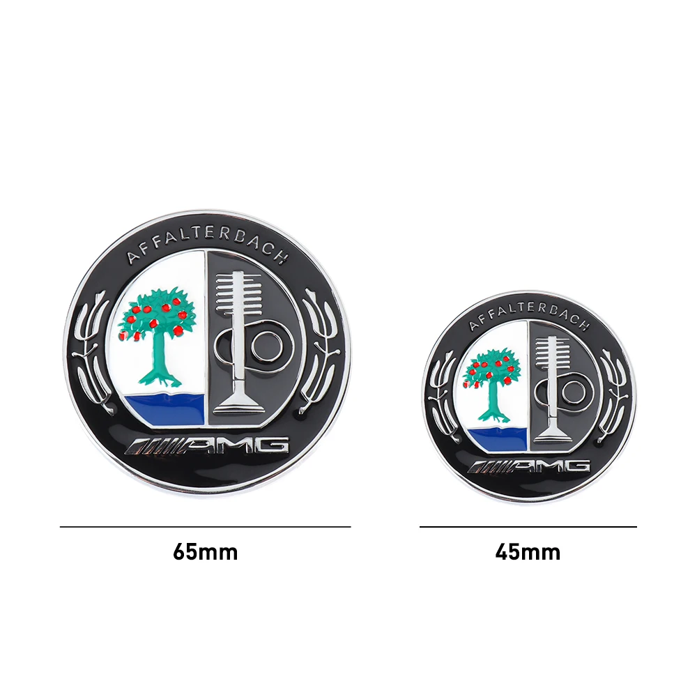 45mm/65mm 3D metallo auto logo adesivo auto distintivo in metallo accessori emblema per Mercedes Benz AMG C E classe S W212 W213 W222 AMG GT